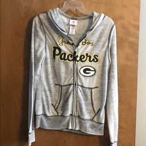 Green Bay Packers lightweight hooded sweatshirt